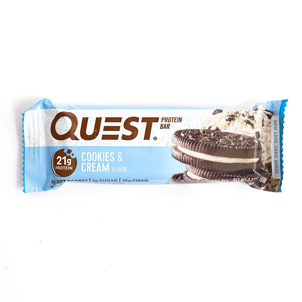 Quest, Protein Bar, Snack, Cookies & Cream